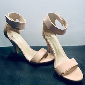 Pink Strappy Stiletto Sandal